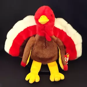 TY Beanie Buddies Collection 1999 Gobbles Tacchino Ringraziamento - Foto 1 di 9