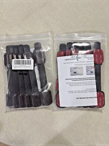 12 Brown Child Safety Straps for Toilet, Cupboard, Drawers Etc., NEW - Picture 1 of 2