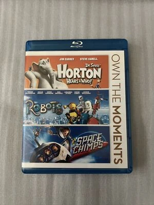 DR. SEUSS: Horton Hears a Who / Robots / Space Chimps (Blu-ray) Perfect - Image 1 of 4