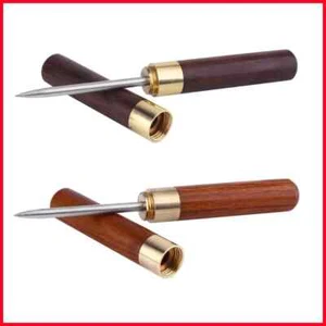 Stainless Steel Ice Pick with Wooden Handle and Sheath Kitchen Tools Ice Pick - Picture 1 of 26