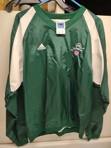 RARE VINTAGE ADIDAS TEAM NFL / MOTOROLA NYLON / COTTON LINED PULLOVER MED !! WOW - Picture 1 of 5