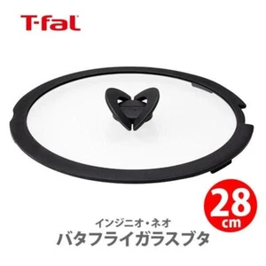 T-fal Lid 28cm(11inch) Butterfly Glass Lid Ingenio Neo L99367 Tefal From Japan - Picture 1 of 4
