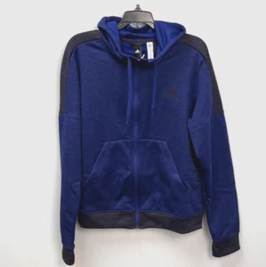 Adidas Climawarm Team Issue Black or Blue Hoodie Sweatshirt Full Zip Women - Picture 1 of 23