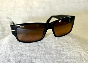 Persol Sonnenbrille 2759 schwarzes Gestell 95/3C rauchbraune Gläser mit Persol Etui - Bild 1 von 12