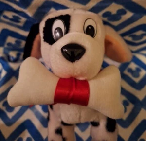 Vintage Disney Applause 101 Dalmations 8" Plush Dog with Bone GUC - Picture 1 of 9