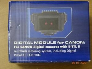 Quantaray FLASH MODULE QDC-CN for CANON E-TTL II Rebel XT  20D EOS 53-166-0983 - Picture 1 of 4