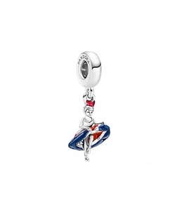 LIMITED EDITION New Genuine Pandora France Cancan Dancer Dangle Charm 790799C01 - Picture 1 of 5