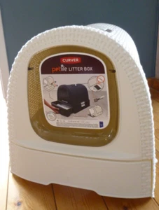 Curver Katzentoilette - cremefarben - 51 x 39 x 39 cm - Top Zustand - Bild 1 von 12