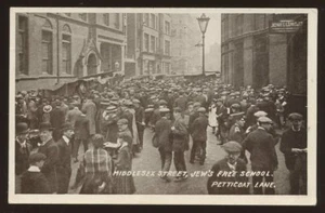 LONDON Petticoat Lane Middlesex St PPC - Picture 1 of 1