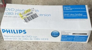 Philips DVD Player w/ 1080i HDMI DVP3962 High Definition Playback DivX Ultra NOB - Picture 1 of 7