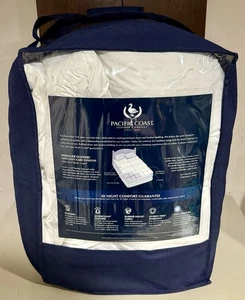 Pacific Coast Twin Size White Down Comforter Insert   - Picture 1 of 8