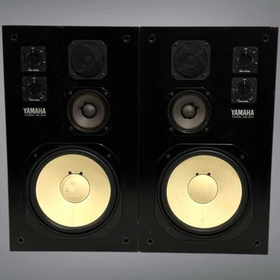 Alto-falantes de chão vintage Yamaha NS-344 monitores de estúdio audiófilo música do Japão - Imagem 1 de 4