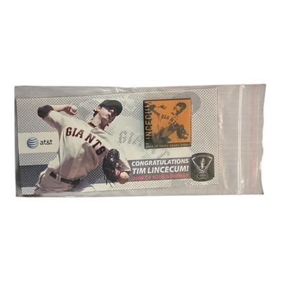 NIP Tim Lincecum 2008 Cy Young Winner Pin SF Giants Pitcher Baseball MLB - Image 1 of 4