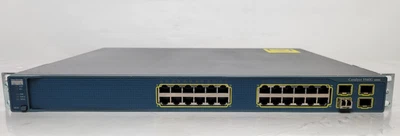 Conmutador Gigabit Cisco Catalyst 3560G 24 puertos 4x puertos SFP WS-C3560G-24TS-S #2 Foto 1 de 4