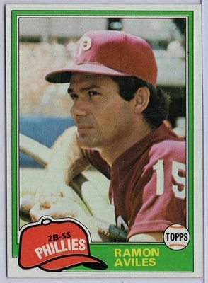 1981 Topps #644 Ramon Aviles in EXMT Condition Phillies - Image 1 of 2