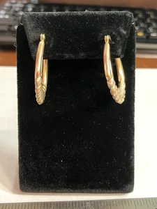 Ohrringe 10 Karat zweifarbig Gold #109456-1 MGC - Bild 1 von 4