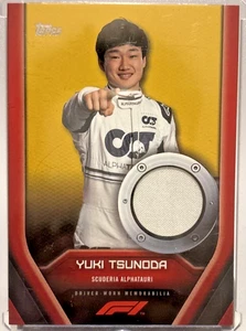2022 Topps Formula 1 F1 Yuki Tsunoda Gold Relics 14/50 #F1RL-YT Flagship - Bild 1 von 2