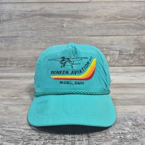 Gorra Pioneer Aviation Inc McCall Idaho Vintage Adulto Hombre Correa Ajustable - Imagen 1 de 6