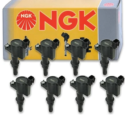 8 шт катушек зажигания NGK для 2007-2008 Ford Explorer Sport Trac 4,6 л V8 - gq - Изображение 1 из 4