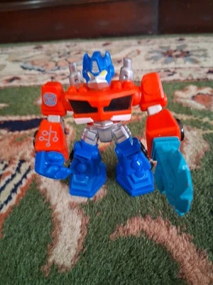 Playskool Heroes Transformers Rescue Bots Optimus Prime Action Figure 3.75" Tall - Image 1 of 4