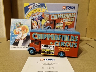 Corgi Bedford 97092 Chipperfields Billy Smee Circus Wardrobe Pantechnicon Boxed - Bild 1 von 4