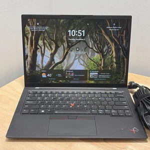 Lenovo ThinkPad X1 Carbon Gen 10 Core i7-1280O 1,8GHZ 32GB 1TB Touch Win 11 Kabel - Bild 1 von 11