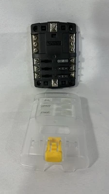 Blue Sea Systems 5025 6-Circuit ST Blade Fuse Block with Ground & Cover 100A - Image 1 of 4