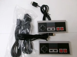 2x Wired Controller Pad 2x Cord for NES Classic Mini Video Game System Console - Picture 1 of 2
