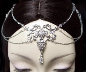 ~v~Stirnschmuck°6 Farben°Arwen°Elfe°circlet°HdR°Tiara°Haarschmuck°Diadem°LARP~v~ - Bild 1 von 13