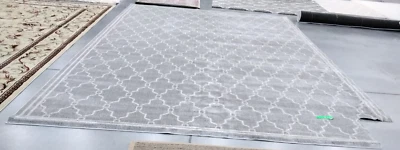 Alfombra dañada GRIS CLARO/MARFIL 12' X 18', precio reducido 1172730646 AMT414B-1218 Foto 1 de 4