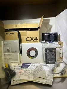 《 MINT in BOX 》 RICOH CX4 10.0 MP Compact Digital Camera Black From JAPAN - Picture 1 of 24
