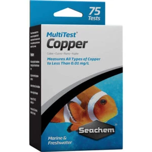 Seachem MultiTest Copper – 75 Tests for Marine & Freshwater Aquariums - Picture 1 of 1