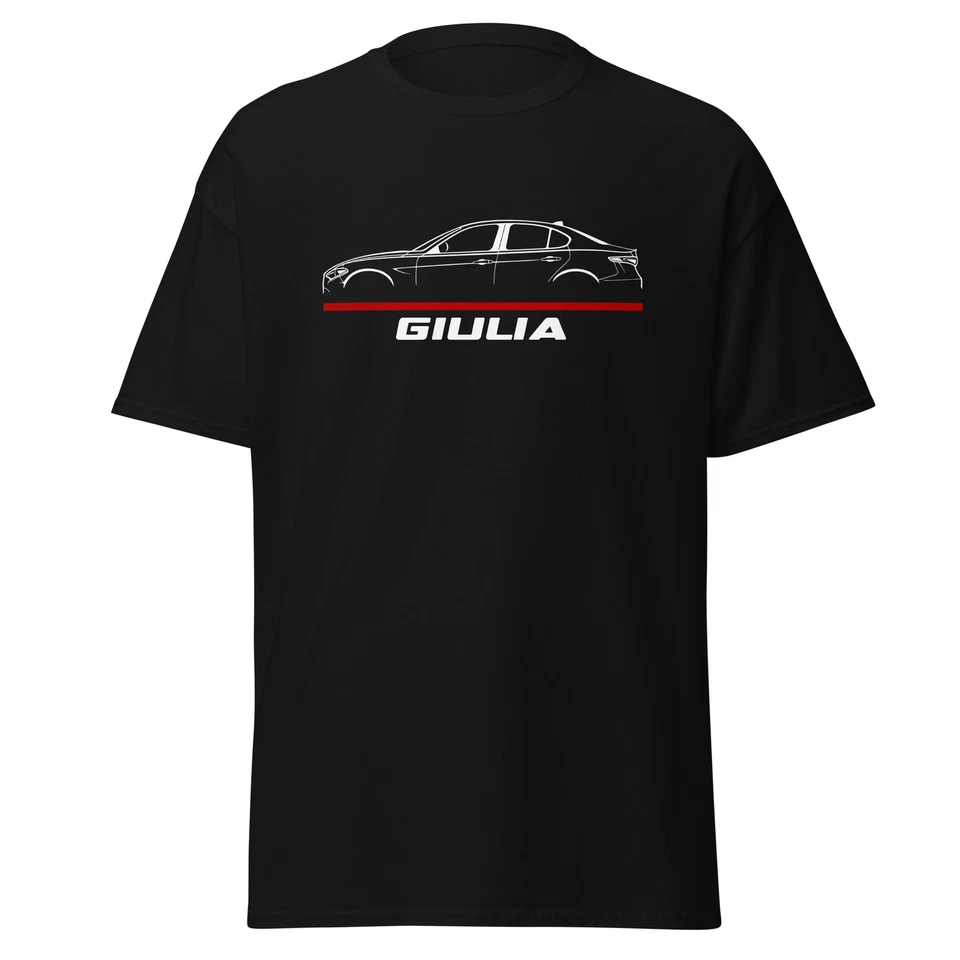 Camiseta Premium Para Alfa Giulia 2020 Coche Fans Regalo Cumpleaños Foto 1 de 1