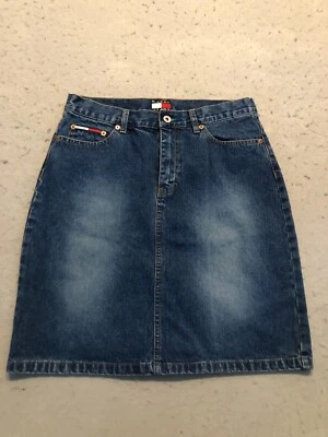 Tommy Hilfiger Jeans Falda Para Mujer 11 Denim Oscuro Informal Foto 1 de 4
