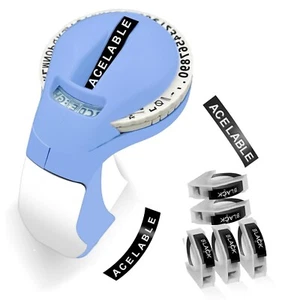 Embossing Label Maker Machine with 5 Black Tapes, 3D Omega S Vintage 3D Embos... - Picture 1 of 6
