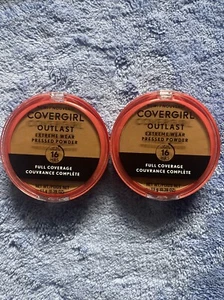 COVERGIRL Outlast Extreme Wear Pressed Powder, 870 Toasted Almond (2pack) - Picture 1 of 2