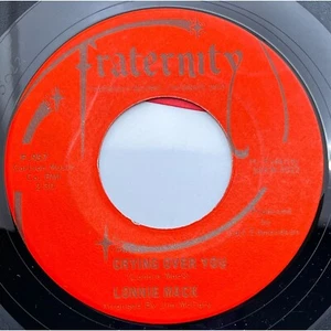 Lonnie Mack Crying Over You / Are You Guilty 45 Early Pop Fraternity 957 VG+ - Picture 1 of 6