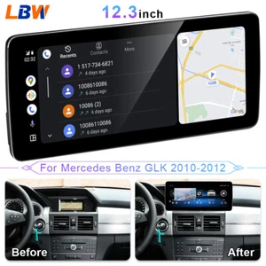 12.3'' Android Car DVD GPS 2+32G For Benz GLK 2010-2012 Multimedia Stereo Player - Imagen 1 de 12