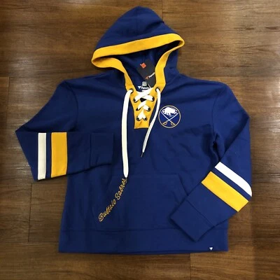 NEW Buffalo Sabres Womens Hoodie Blue Size Medium Fanatics - Image 1 of 4