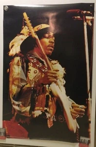 Jimi Hendrix Poster - Pace International 1979 Holmes McDougal - Mint Condition! - Picture 1 of 4