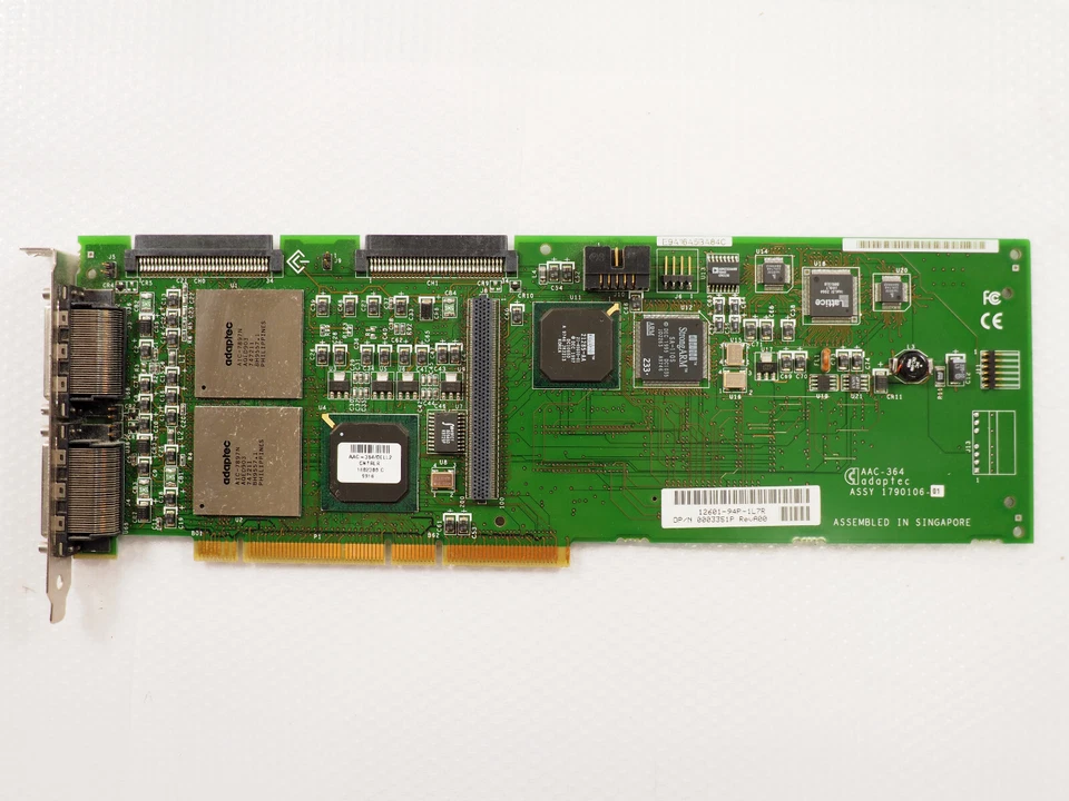 DELL 0004351P 0003351P PERC2/QC PCI SCSI Controller Card - Image 1 of 4