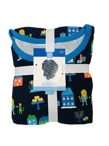 Womens Size 3X Hanukkah Lions Print Matching Family Pajama Set - Picture 1 of 2