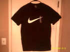 New Nike Sportswear "Icon Swoosh Ss Tee" Men's Black White T-Shirt Xl Dx1983-010