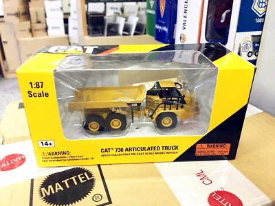 Norscot HO 1/87 Caterpillar Cat 730 Articulated Truck Diecast Model 551301 - Image 1 of 2