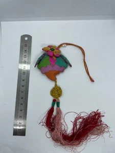 Antike chinesische Geldbörse Pomander Duft Portemonnaie Ende 19. Jh. - Bild 1 von 5