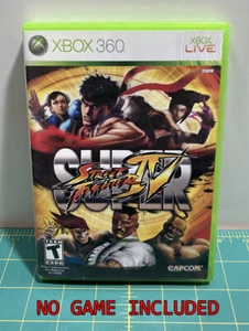 EMPTY Original Case - Super Street Fighter IV - X-Box 360 - NO GAME - Picture 1 of 3