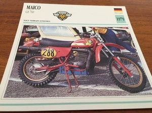 Enchufe Moto Colección Atlas Motocicleta Maico GS 760 Enduro 1979 - Imagen 1 de 2