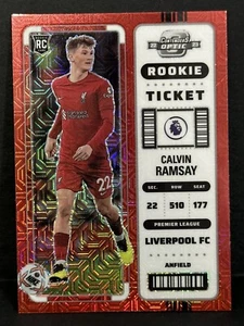 2022-23 Panini Chronicles Contenders Rookie Ticket Calvin Ramsay Red Mojo - Picture 1 of 4