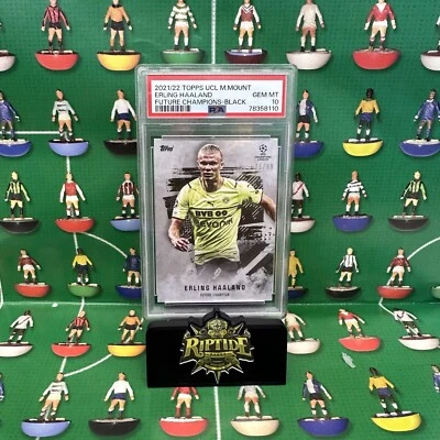 Erling Haaland Topps Champions League 2021-22 Future Champions Black /99 PSA 10 - Image 1 of 4