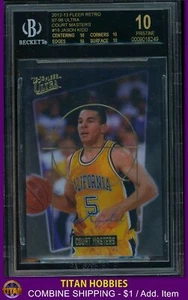 2012-13 Fleer Retro Ultra Court Masters #18 Jason Kidd BGS 10 *INCONTAMINATO* NERO - Foto 1 di 2